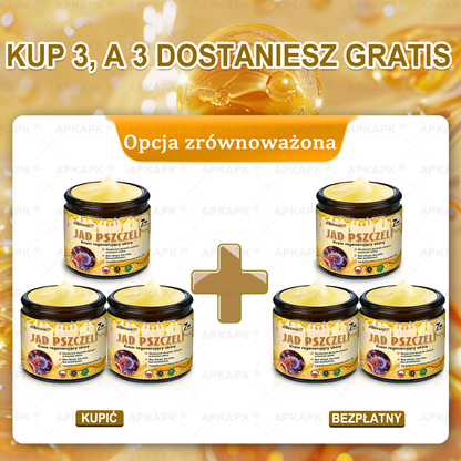 ΑPΚΑPK® Jad Pszczoły Kompleksowy Krem✨✨pomaga w leczeniu problemów skórnych, takich jak: zmarszczki, blizny, plamy pigmentacyjne, rozstępy, trądzik, łuszczyca, egzema, zmiany skórne, podrażnienia, stany zapalne i inne problemy skórne🔥