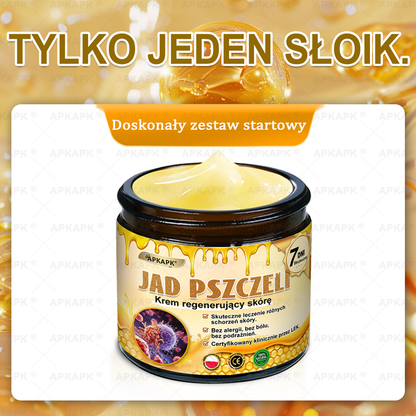 ΑPΚΑPK® Jad Pszczoły Kompleksowy Krem✨✨pomaga w leczeniu problemów skórnych, takich jak: zmarszczki, blizny, plamy pigmentacyjne, rozstępy, trądzik, łuszczyca, egzema, zmiany skórne, podrażnienia, stany zapalne i inne problemy skórne🔥