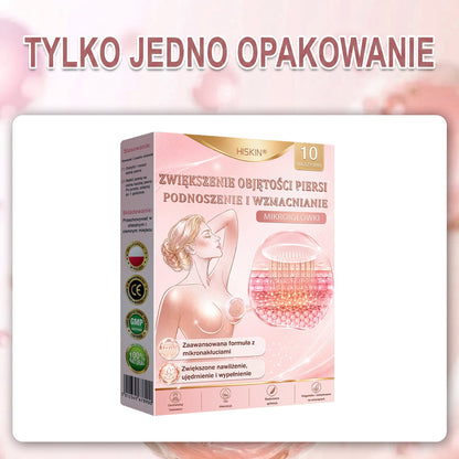 💜HISKIN® Mikroigłowe plastry na piersi wspierające efekt pełniejszego wyglądu, liftingu i ujędrnienia